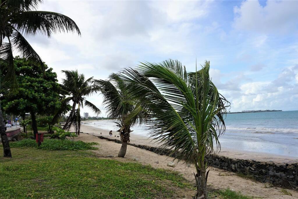 Joao Pessoa, A Dois Passos Do Paraiso, 2 Suites Com A/C, Vista Panoramica Para O Mar Do Bessa, Portaria 24H E 2 Vagas De Garagem Bagian luar foto