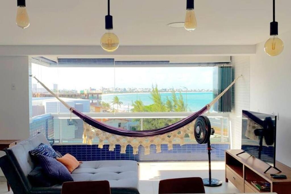 Joao Pessoa, A Dois Passos Do Paraiso, 2 Suites Com A/C, Vista Panoramica Para O Mar Do Bessa, Portaria 24H E 2 Vagas De Garagem Bagian luar foto