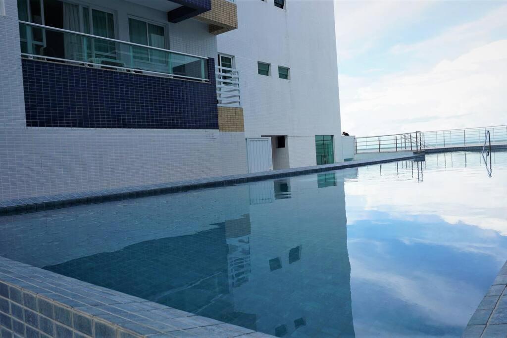 Joao Pessoa, A Dois Passos Do Paraiso, 2 Suites Com A/C, Vista Panoramica Para O Mar Do Bessa, Portaria 24H E 2 Vagas De Garagem Bagian luar foto